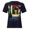 Women’s Relaxed T‑Shirt with Thessaloniki Paint Design