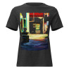 Women’s Relaxed T‑Shirt with Thessaloniki Paint Design